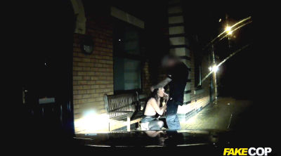 Night patrol – Cheeky young lass likes daring outdoor sex – Carmel Cox (2015)
